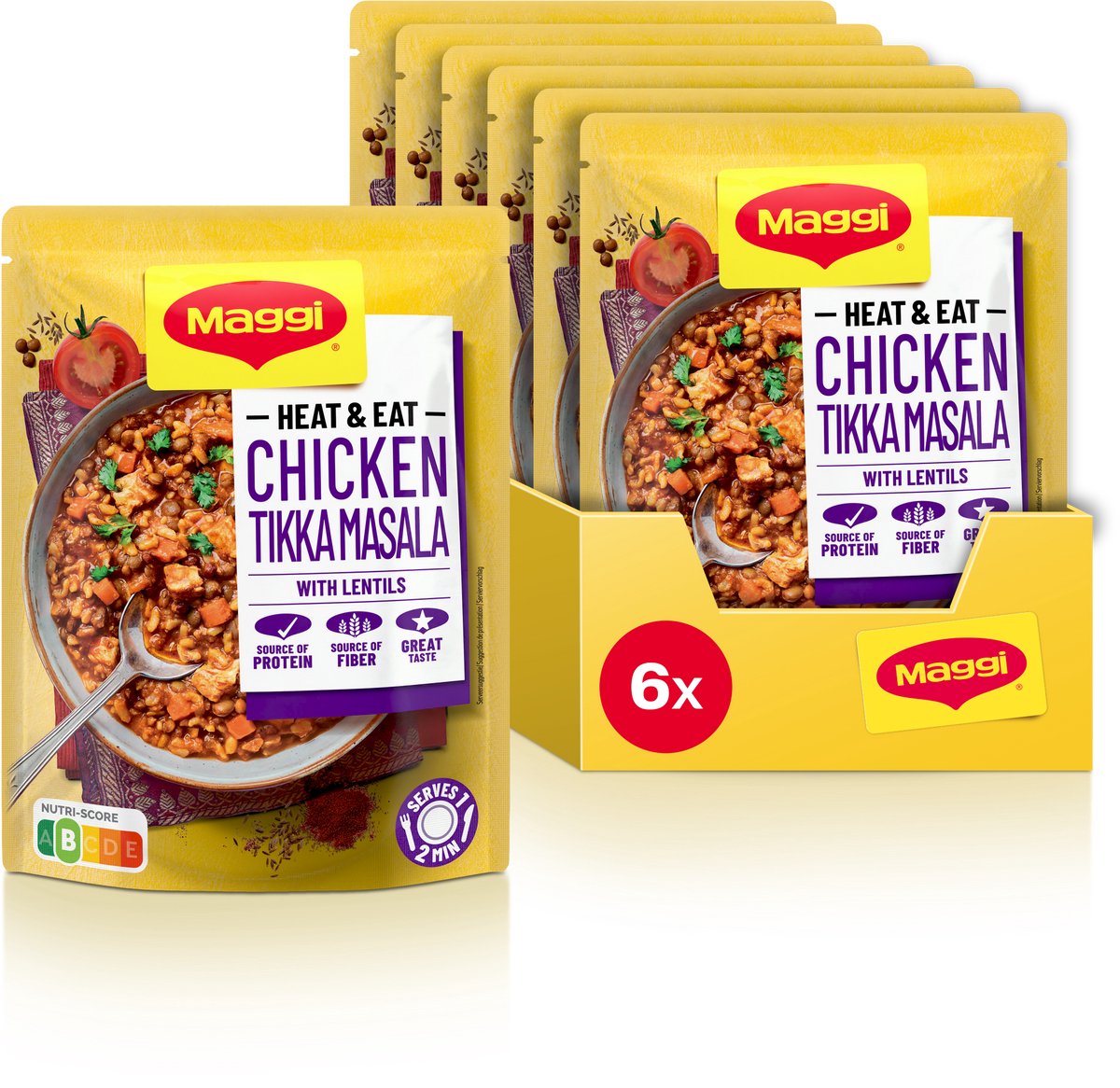 Maggi Heat Eat Pollo Tikka Masala 6x280g