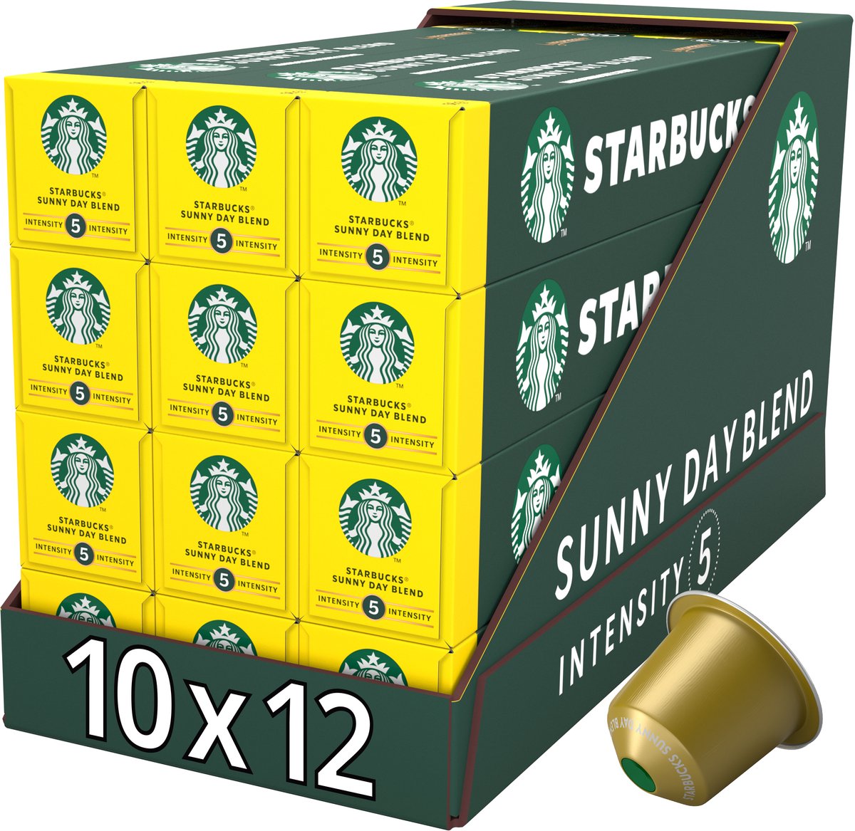 Capsule Starbucks by Nespresso miscela Sunny Day - 10 tazze di caffè x 12 scatole