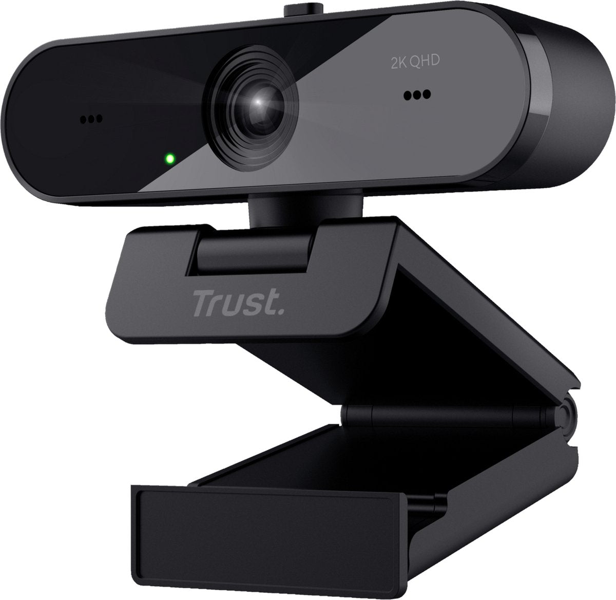 Webcam Trust taxon - webcam 2K QHD - autofocus - doppio microfono - filtro privacy - nera