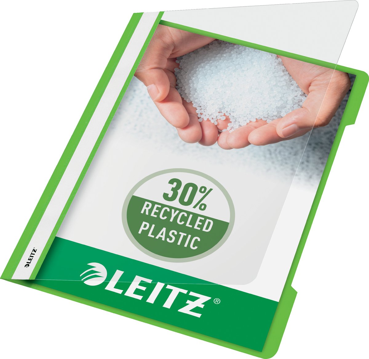 Leitz quick-fix A4 - 30% plastica riciclata pre-consumo - 25 pezzi - verde chiaro