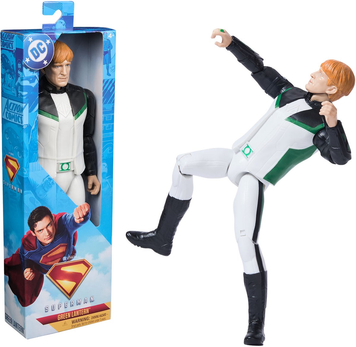 DC comics, superman lanterna verde supereroi action figure da 30 cm, giocattoli per bambini, gioco fantasy