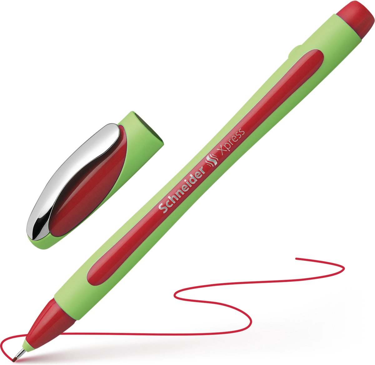 Strumenti da scrittura Schneider fineliner schneider - xpress - larghezza tratto 0,8 mm - rosso - s-190002