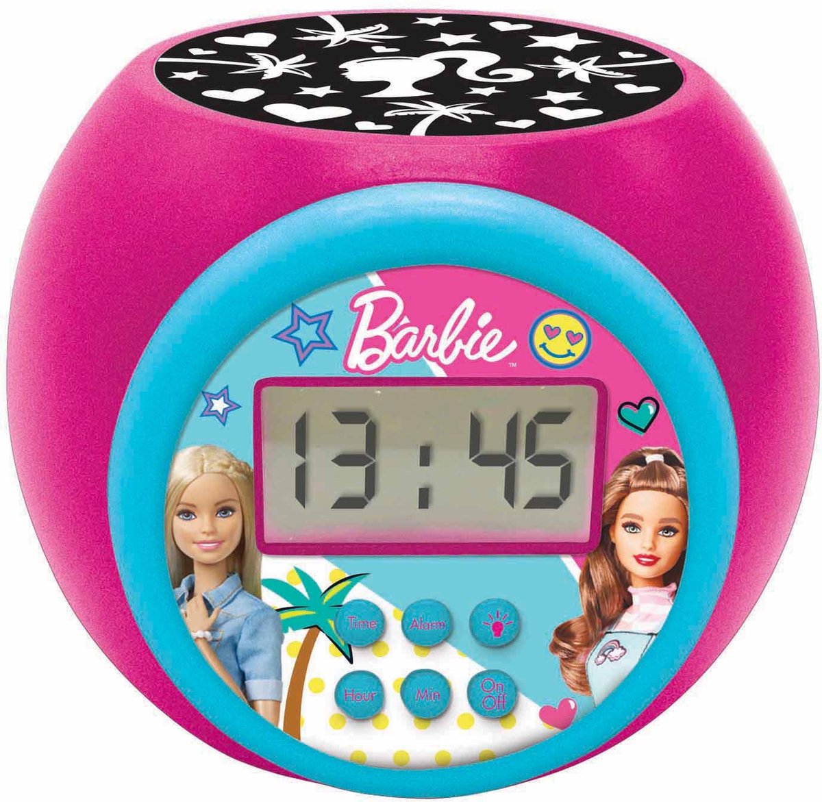 Sveglia con proiettore Barbie Lexibook e timer