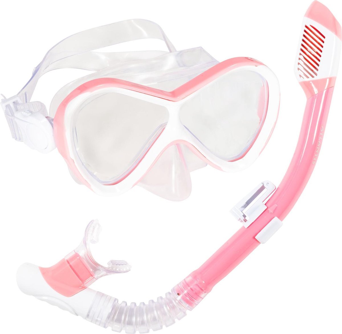 Atlantis Abaco Combo - set boccaglio - occhialini subacquei - boccaglio - bambini - rosa