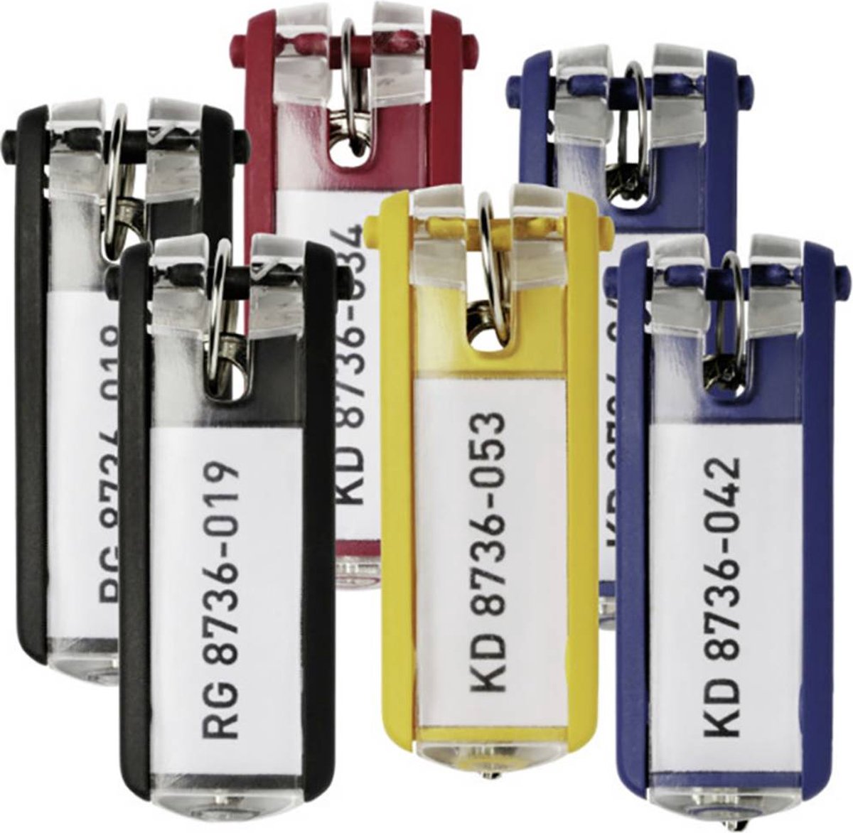 Durable 194927 llavero con clip para llaves varios colores 24 pieza(s)