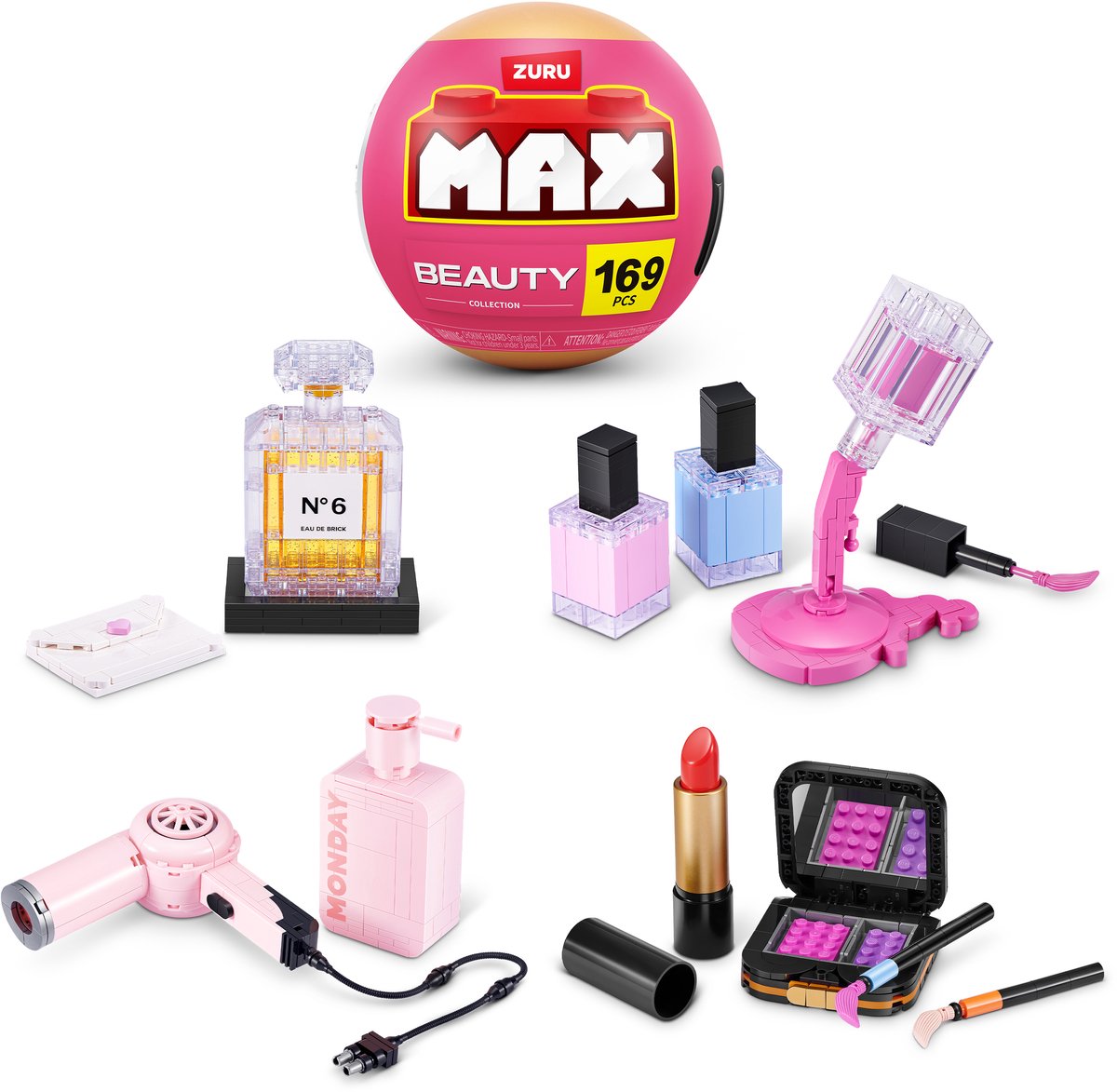 Zuru max construye más colección de ladrillos de construcción de belleza premium