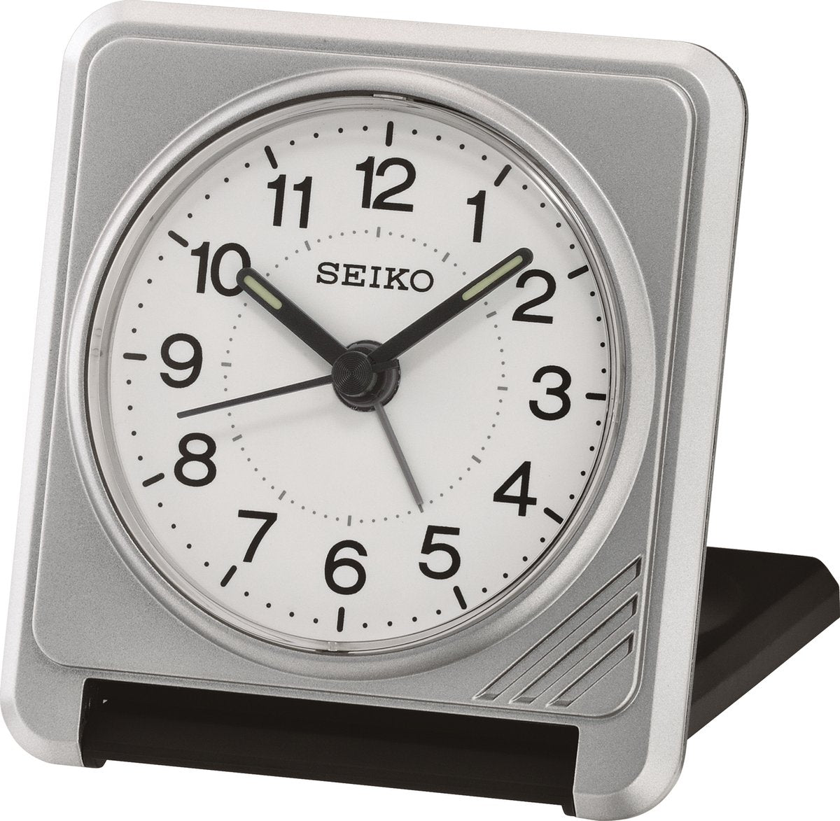 Seiko - sveglia da viaggio color argento qht015s