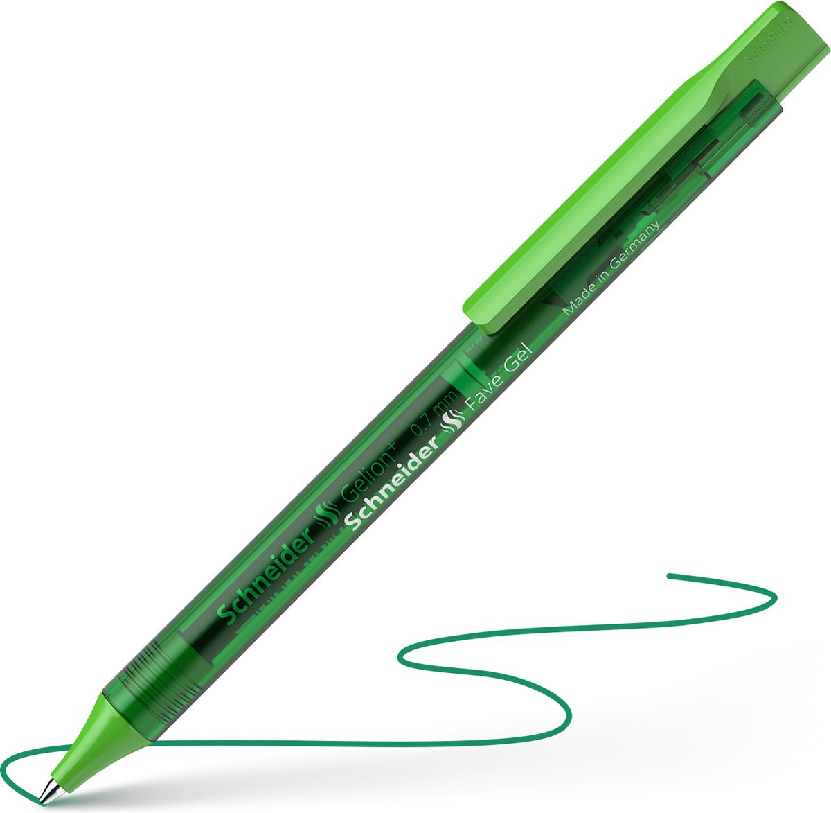 Schneider schrijfwaren schneider gelpen - fave - groen - 0.4mm - s-101104-20
