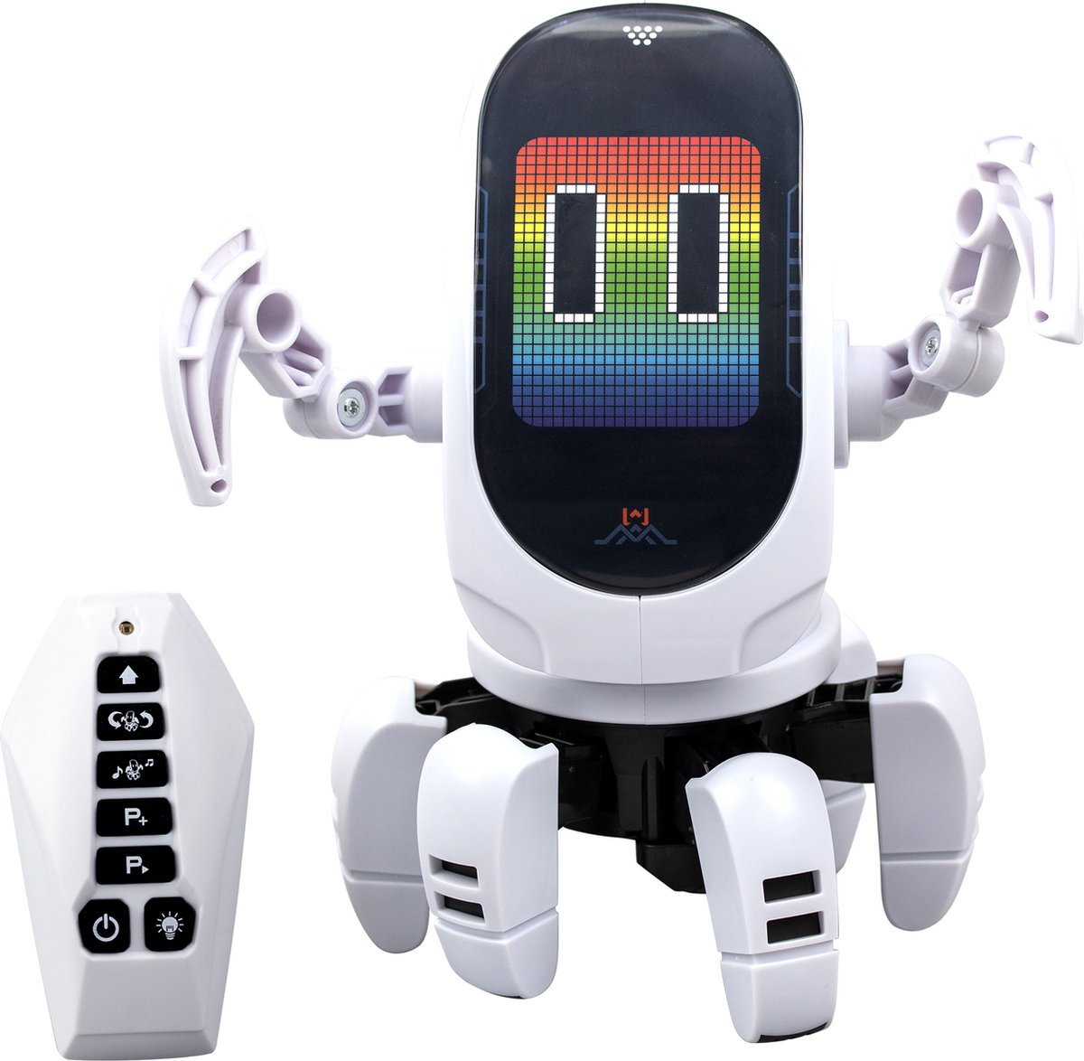 Robot rc octobot Silverlit - rotación de 360 grados - luz LED y efectos de sonido
