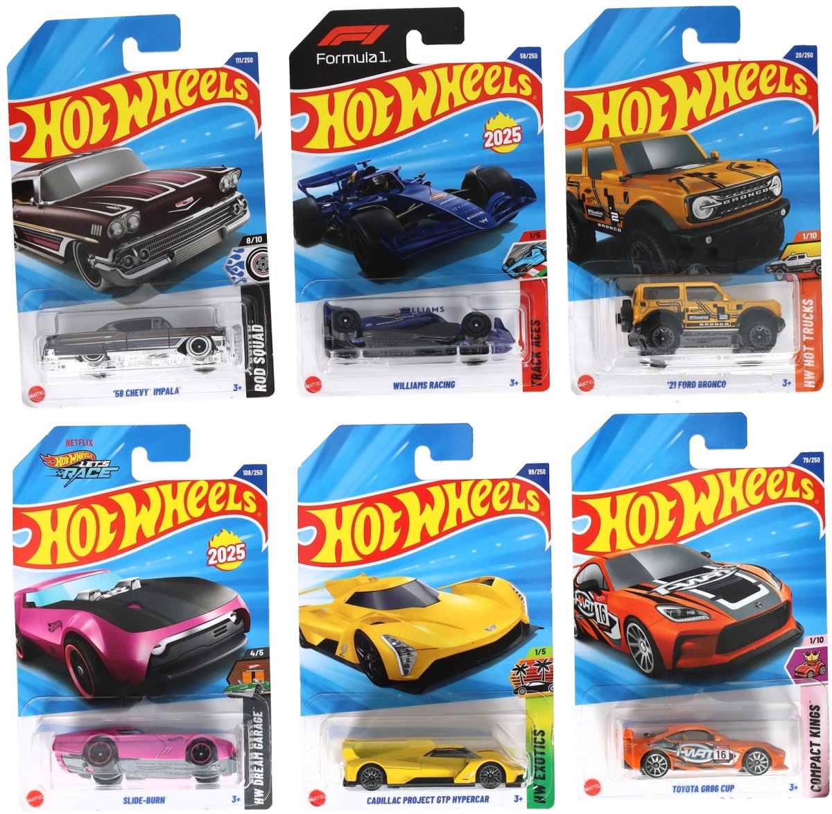 coche de ruedas calientes