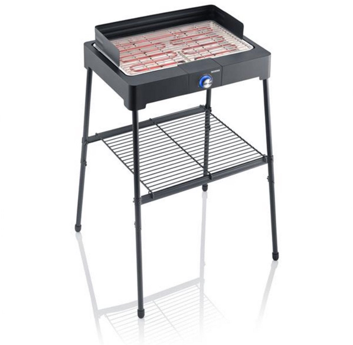 Severin pg8566 barbacoa eléctrica 2200w negra