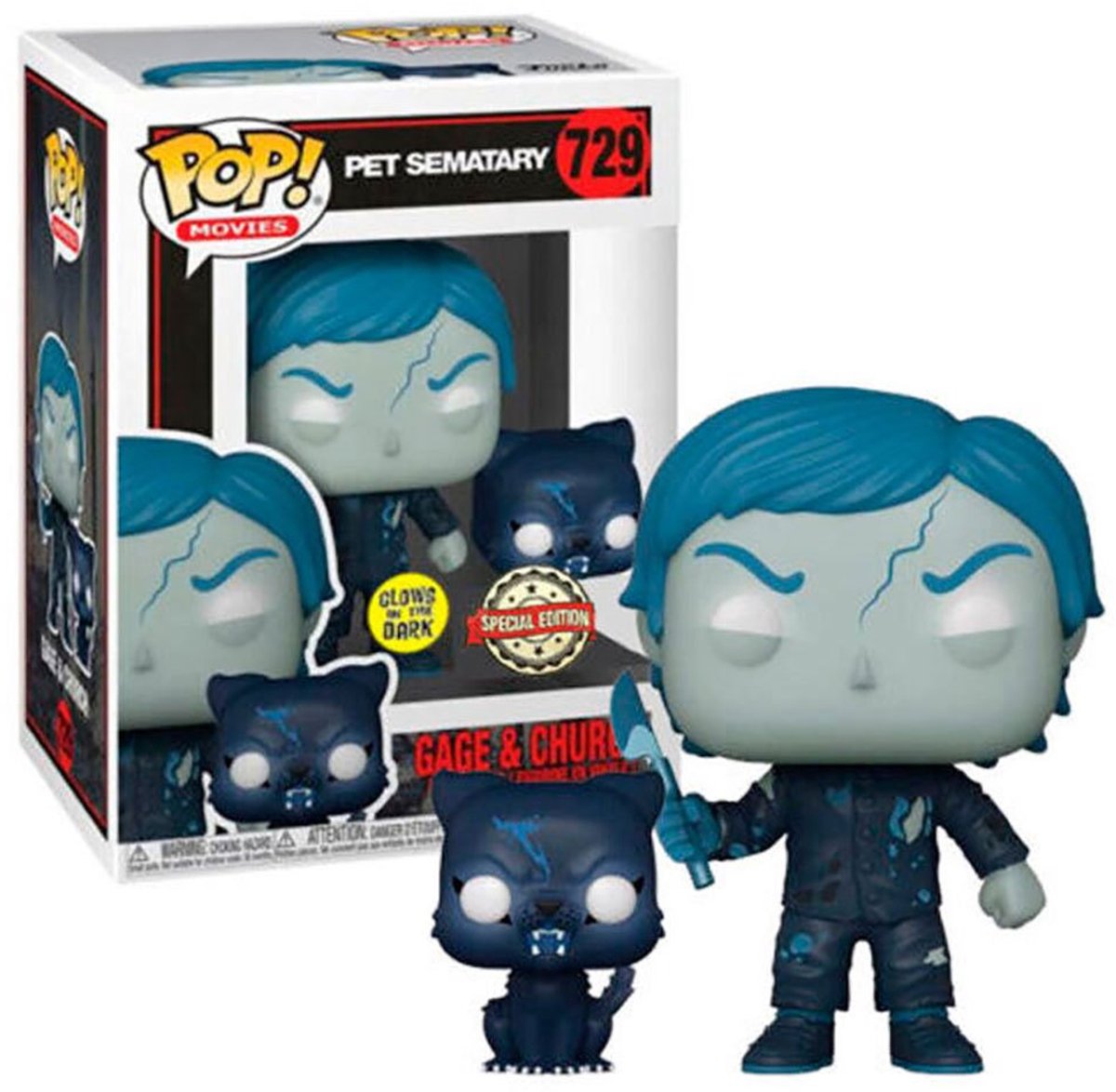Funko pop! pet sematary - cage church #729 special edition gitd