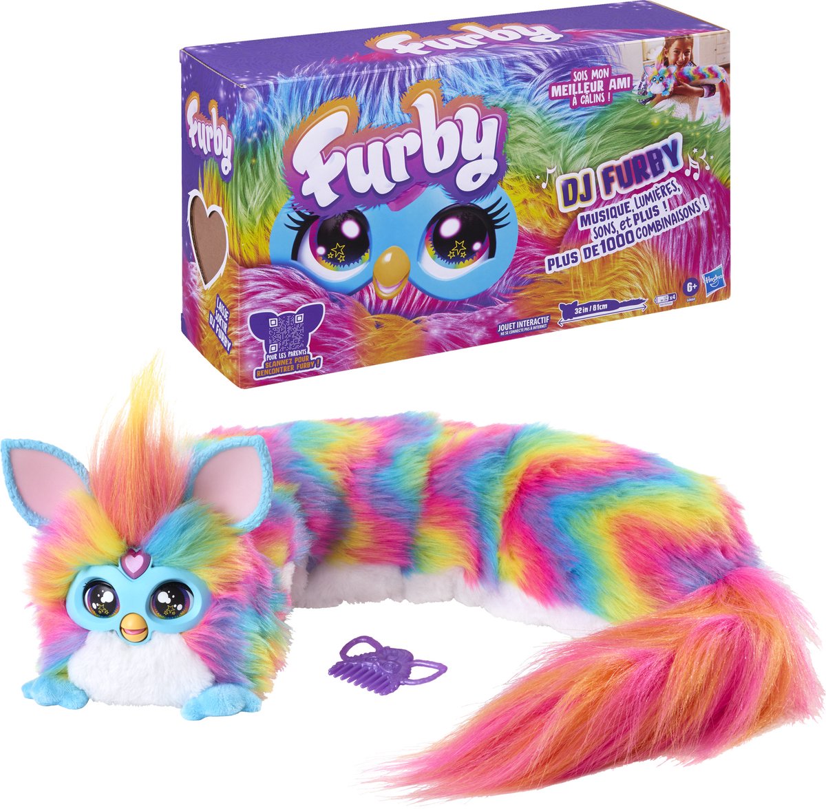 Furby DJ, peluche interactivo - Francés