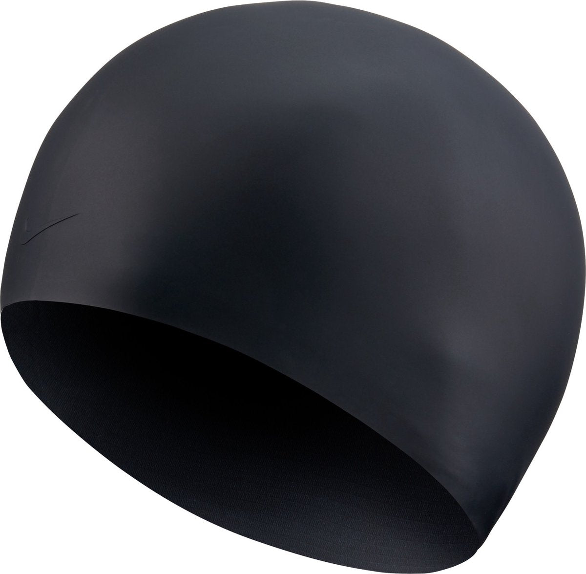 Nike long hair silicone badmuts dames - zwart - one size