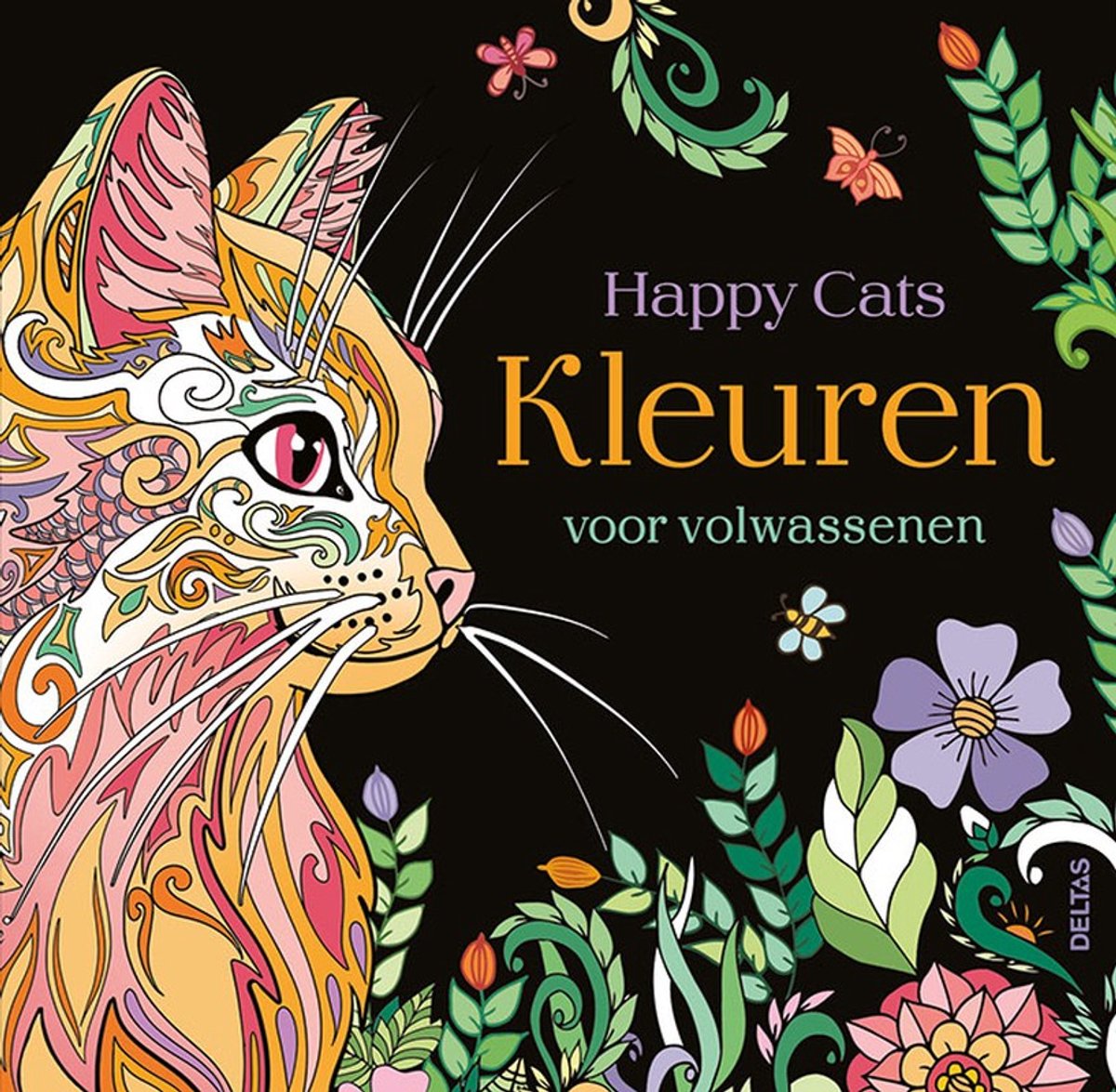 Deltas happy cats - kleuren voor volwassenen