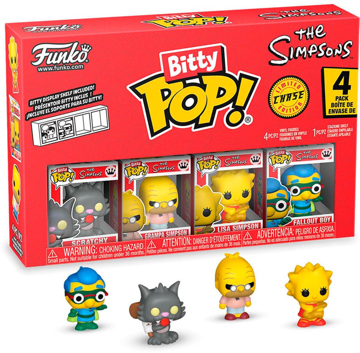 Funko bitty-pop! - i simpson - graffiante nonno simpson lisa simpson random chase