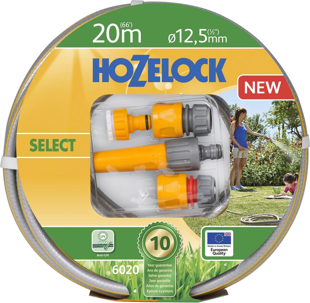 Set tubo Hozelock Select ø 12,5 mm 20 metri