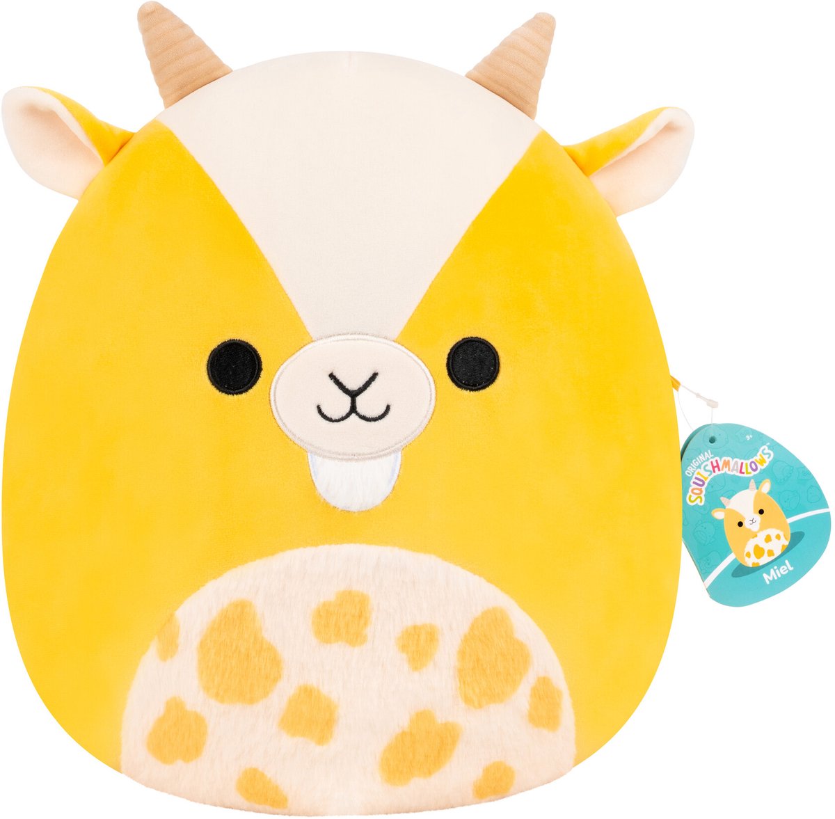 SQUISHMALLOWS 30 CM MIEL - GIALLO CACCA W Spotted Belly