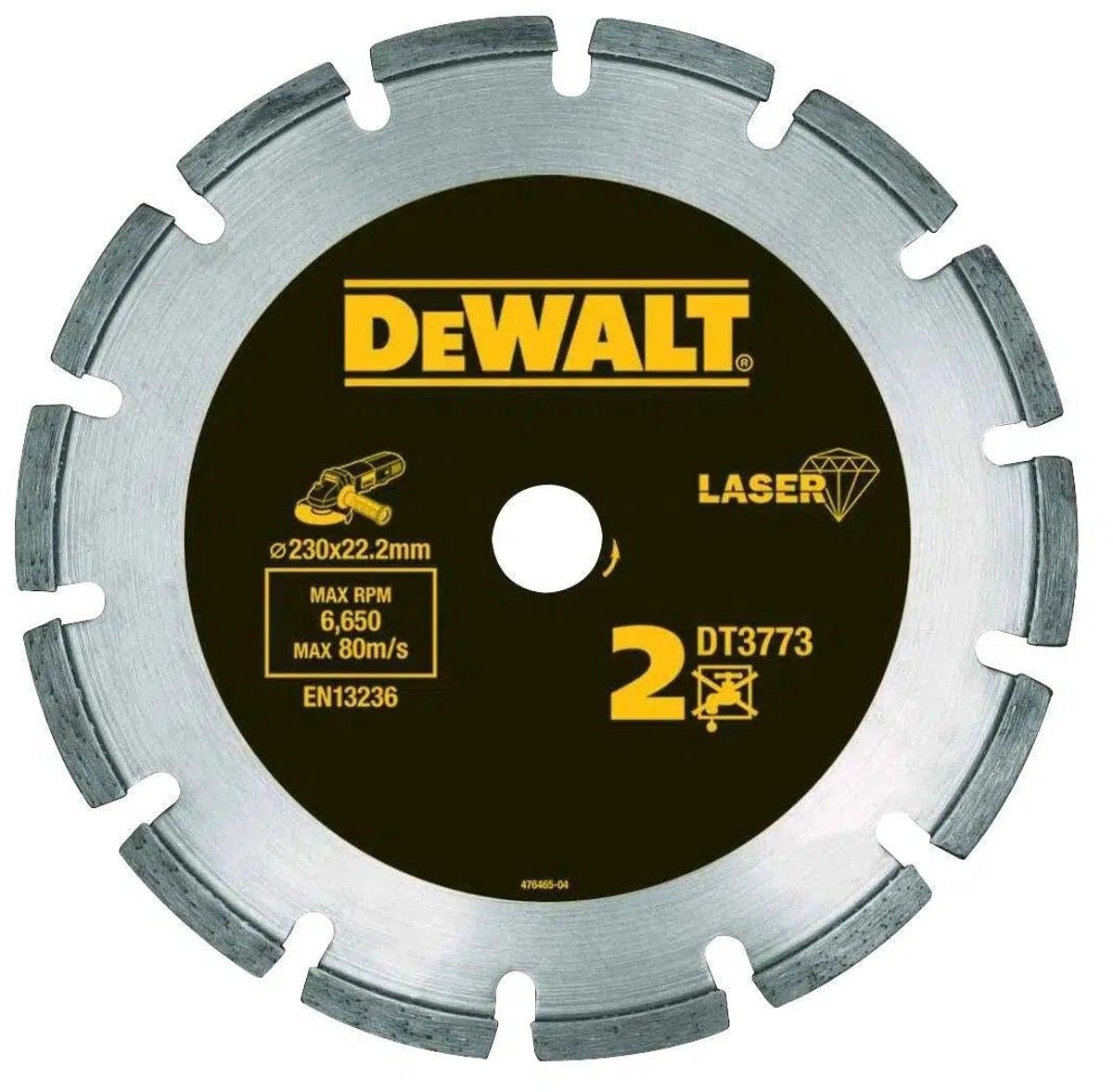 Dewalt dt3773 segmented diamond disc 230x22.23mm
