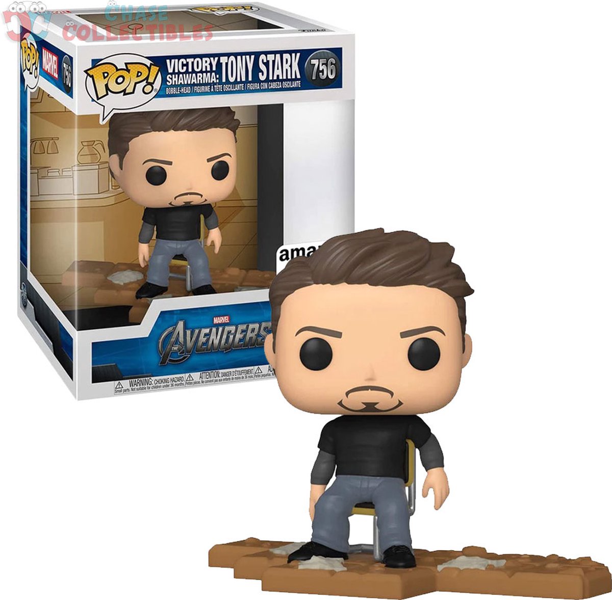 Funko pop! - tony stark victory 'swawarma' - #756 - amazon exclusive