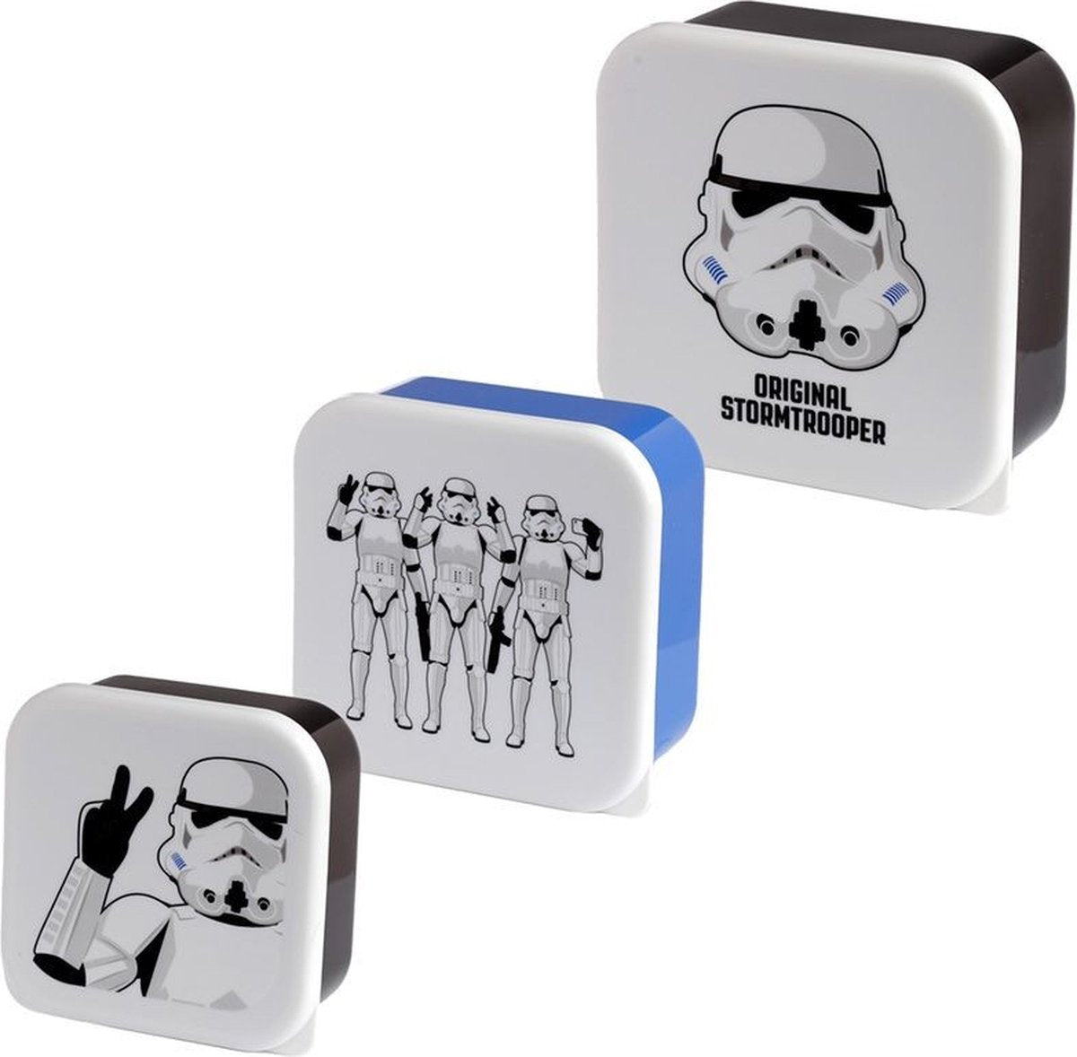 Set 3 pranzo box m L XL - Stormtrooper originale M L XL