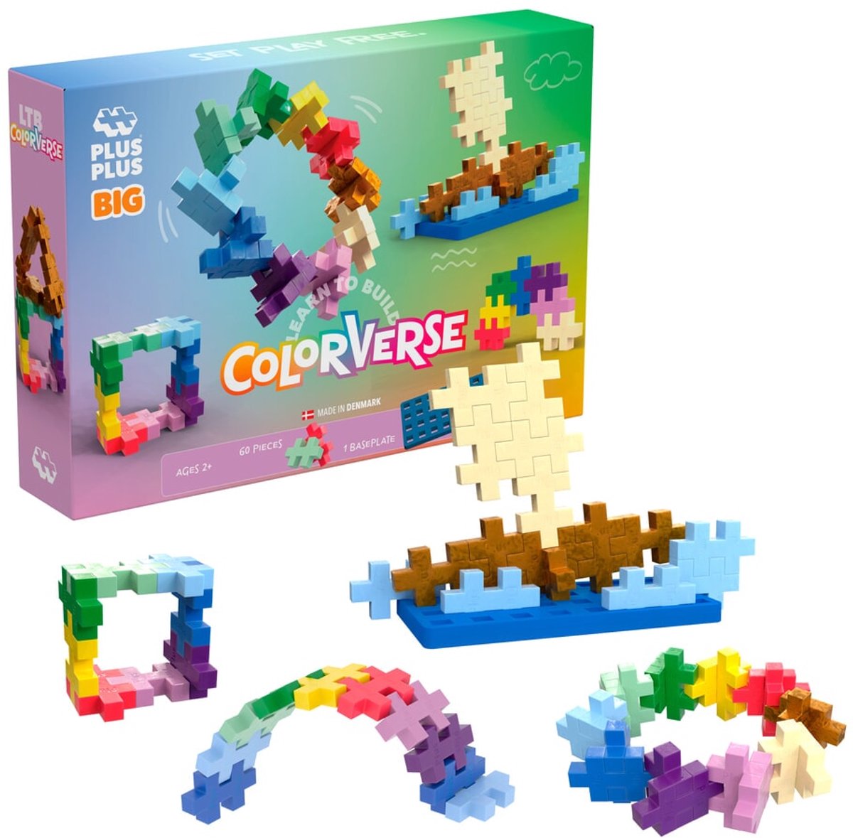 Plus plus big aprende a construir - colorverse plus-plus big (3998)