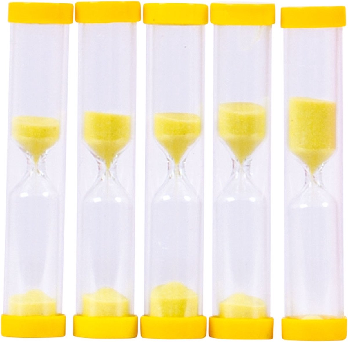 Bigjigs Clessidra timer da 3 minuti (confezione da 5)