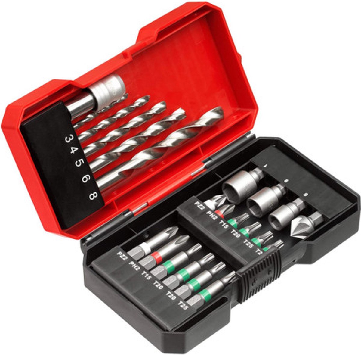 Set punte da trapano Einhell - 22 pezzi - s-box