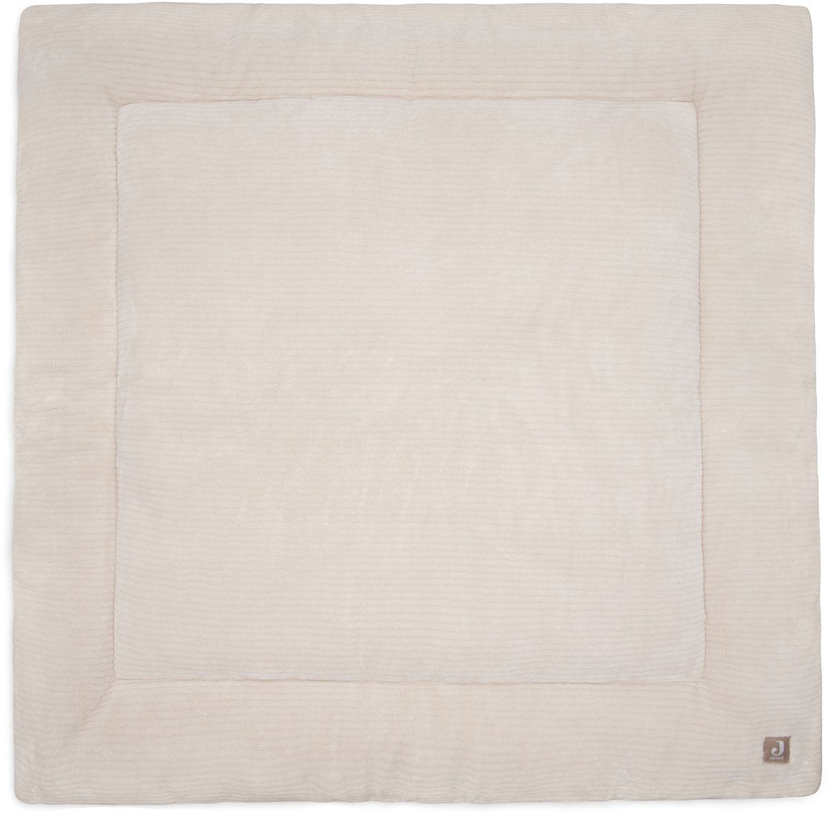 Jollein boxkleed baby - 100x100cm - cloudy rib - polyester - oatmeal
