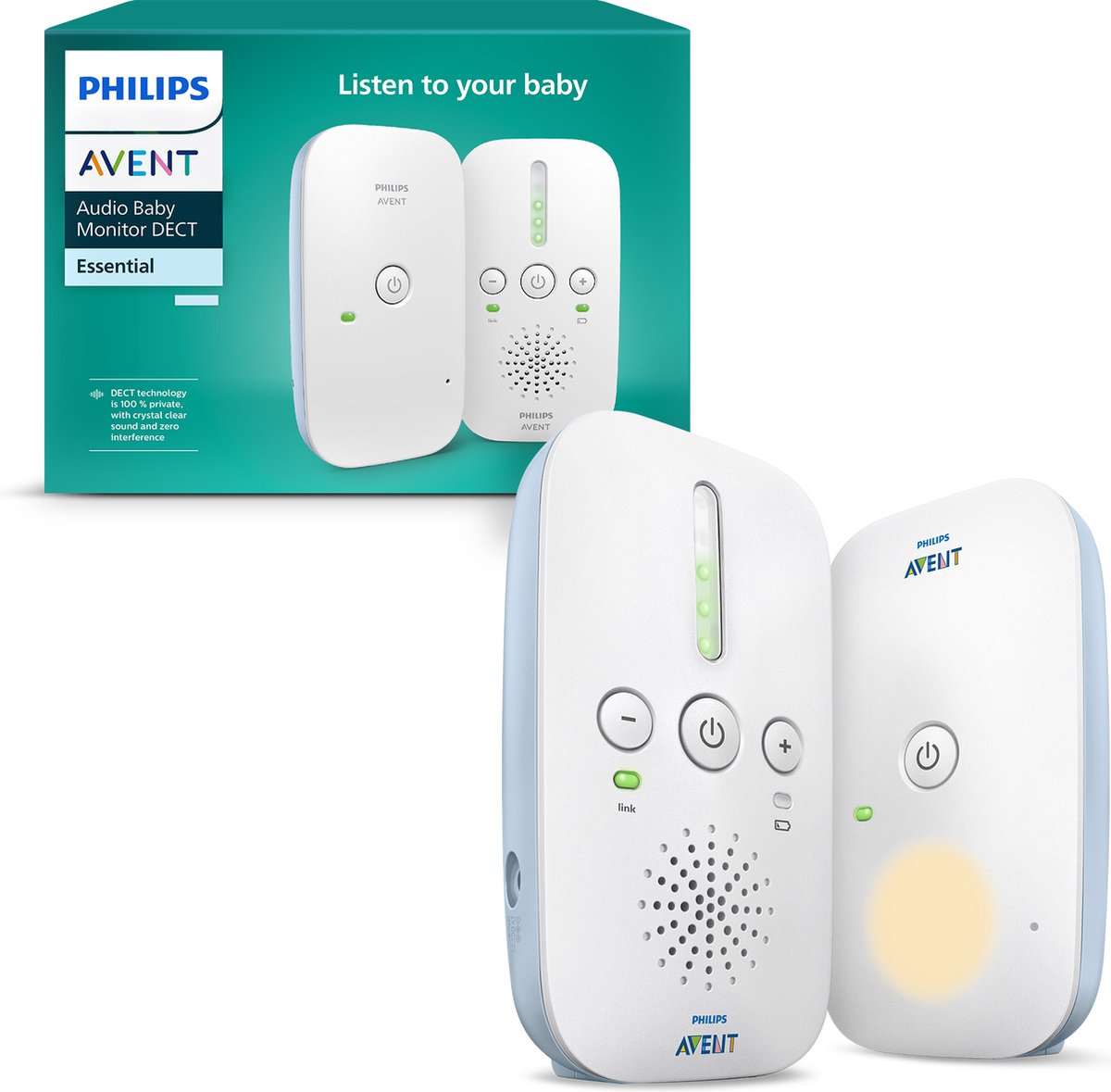 Philips avent - vigilabebés con conexión DECT - vigilabebés con audio - scd503 26