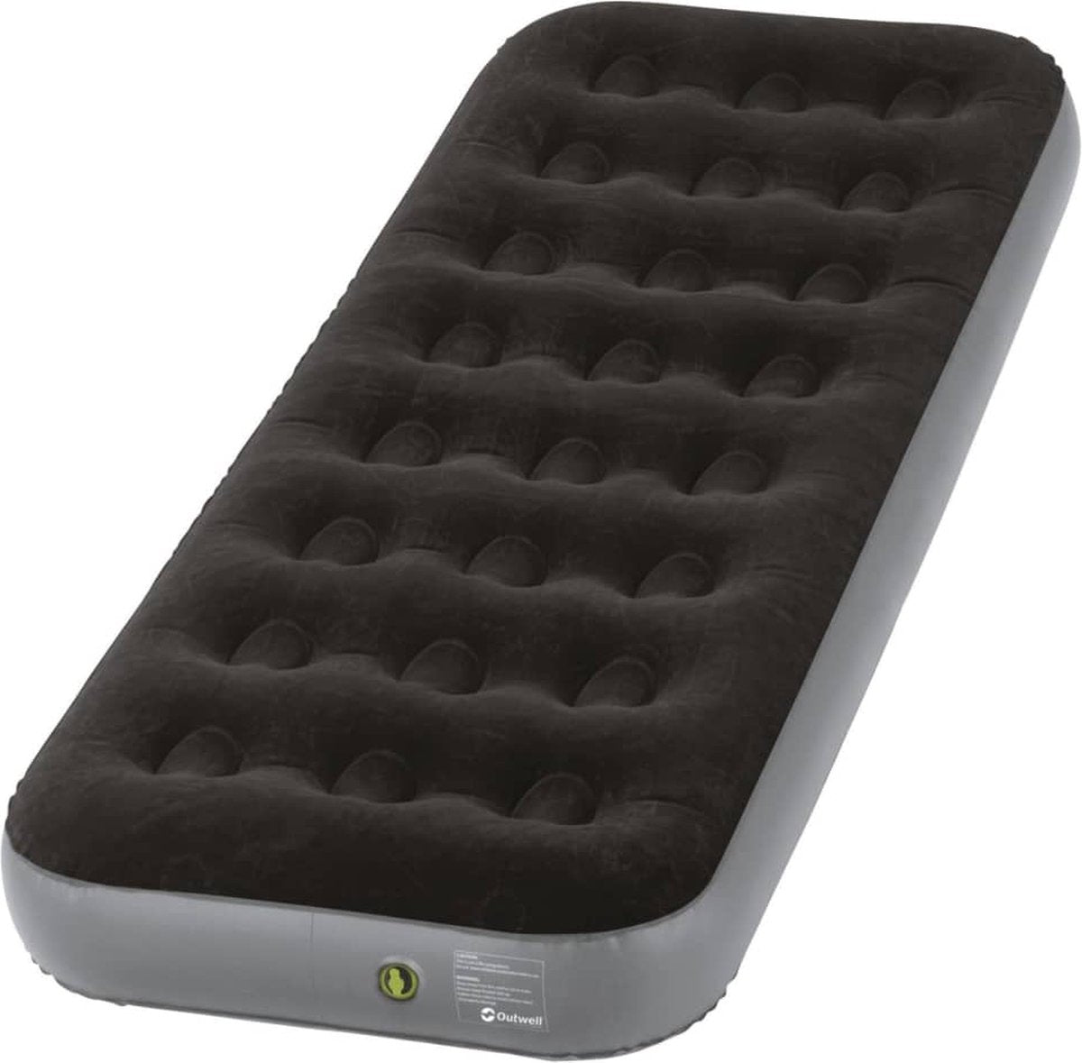 Colchón de aire individual Outwell classic negro gris - 185x70xcm - 1 persona