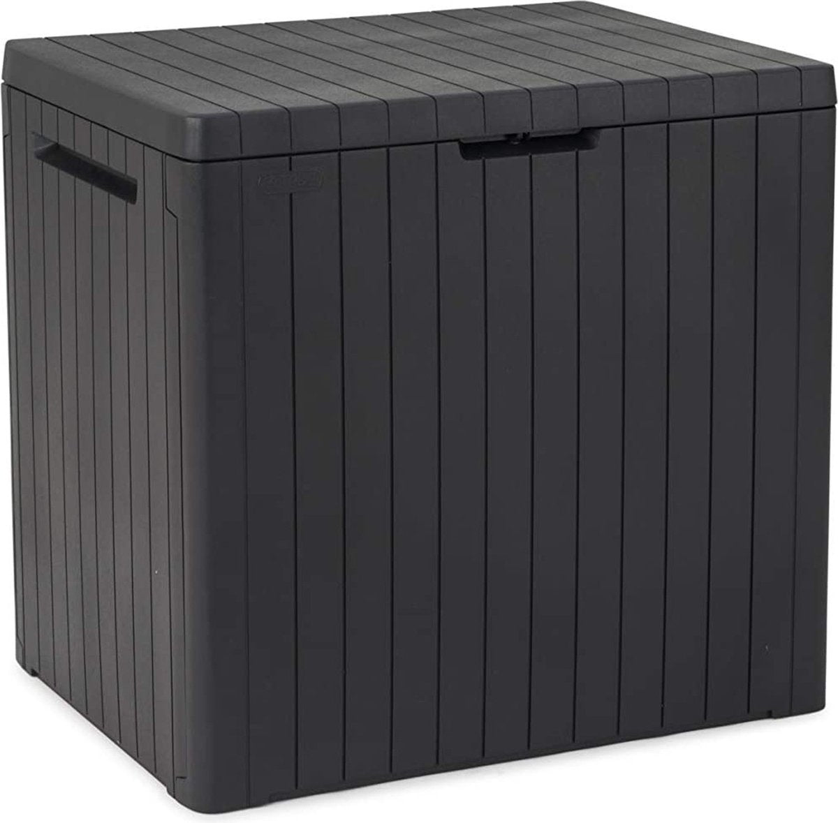 Caja de jardín Keter resistente a bajas temperaturas y radiaciones UV caja de almacenamiento urbana 113l