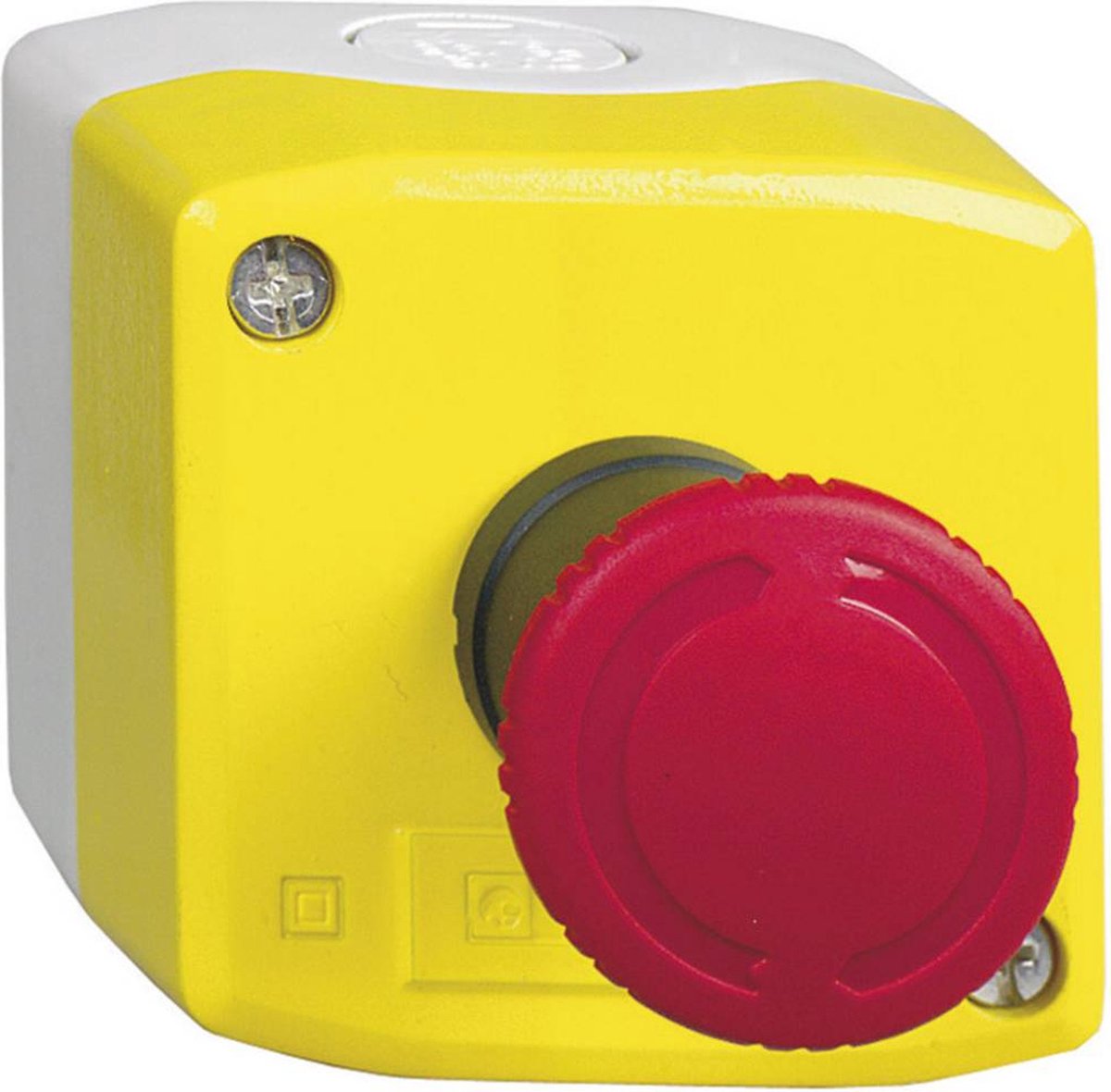 Caja de pulsadores Harmony con parada de emergencia 1s+1o