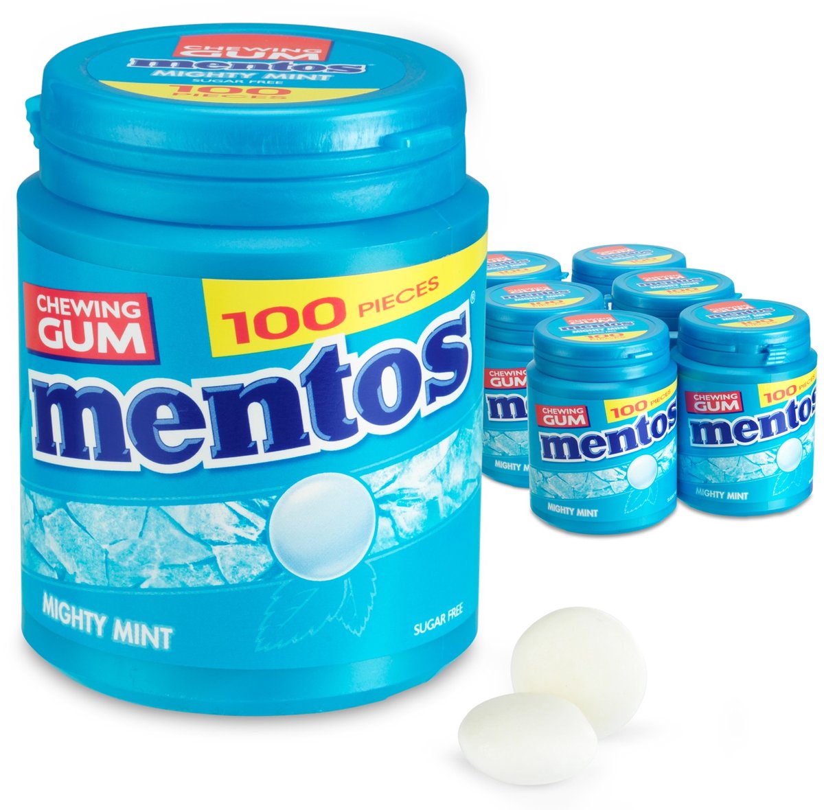 Gomma da masticare Mentos mighty mint xl (6x 100 pezzi)