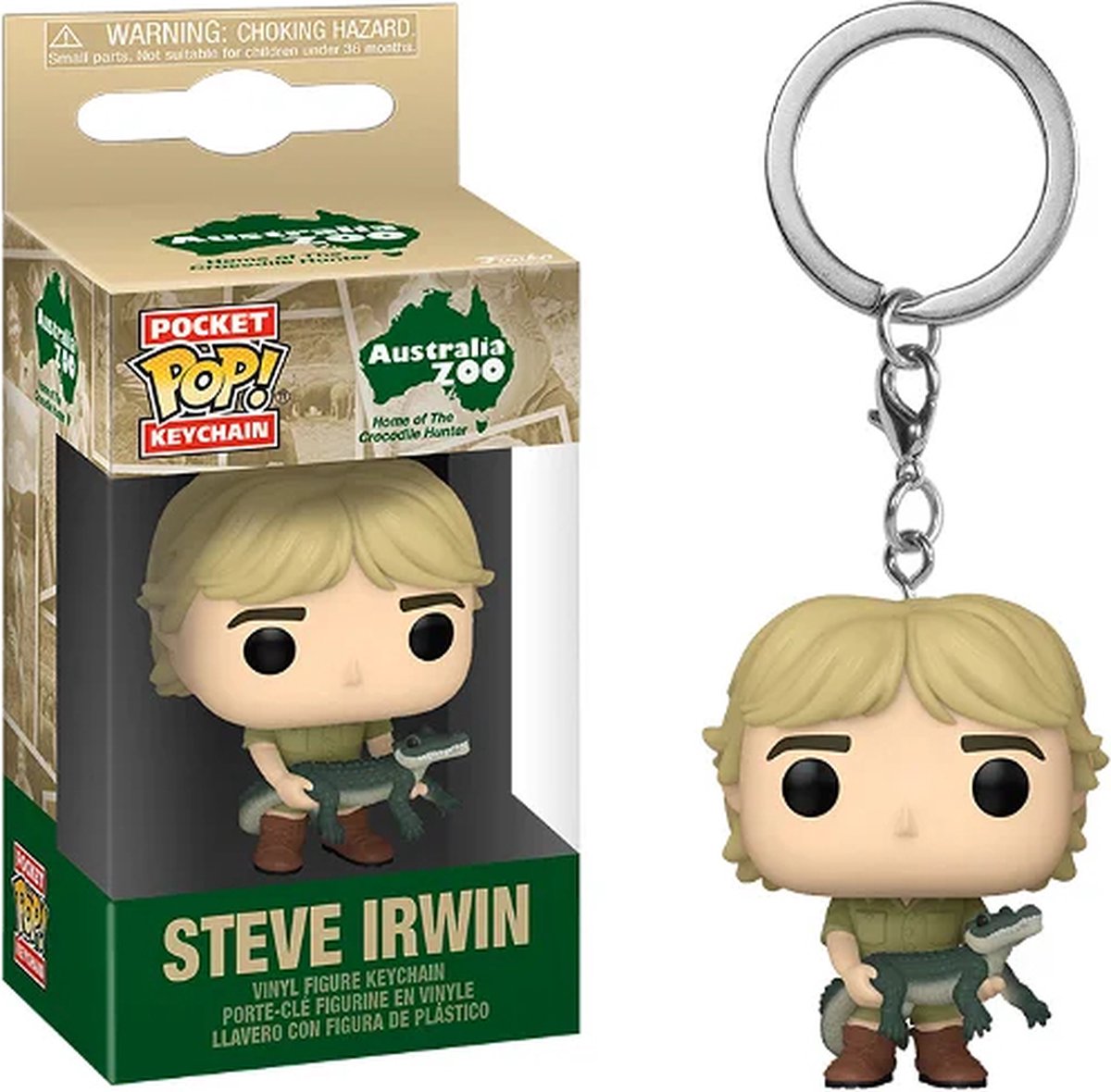 Funko pocket pop! zoo dell'Australia; Steve Irwin
