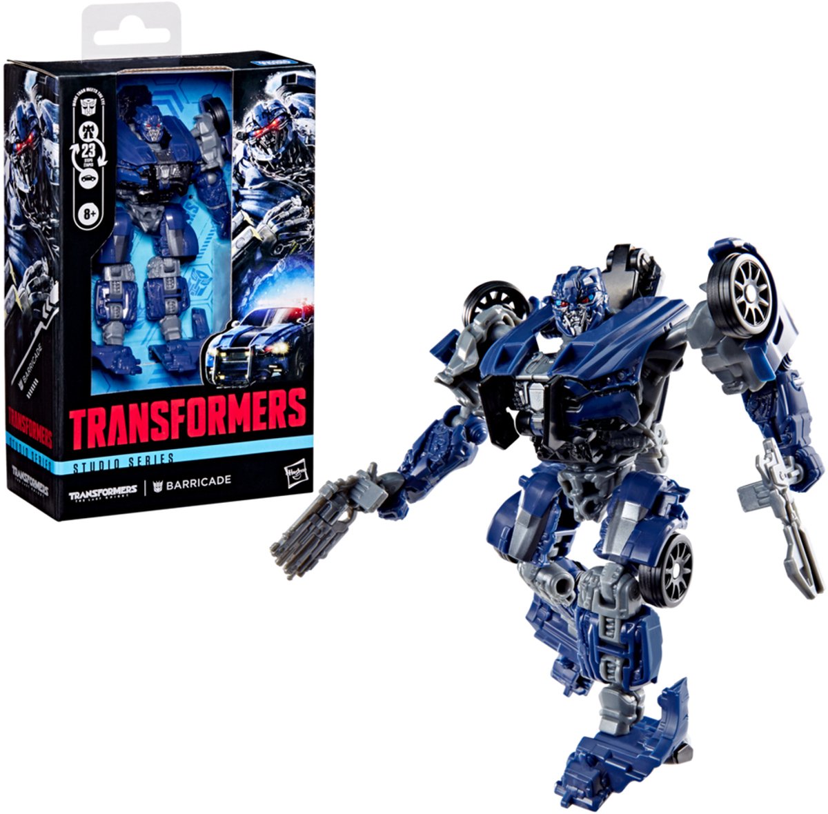 Hasbro - Transformers - Barricacde - Figura Deluxe Class 11 cm