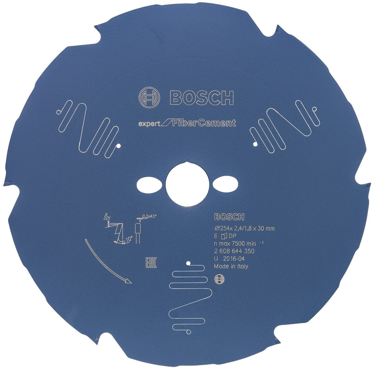 Bosch blad expert for fiber cement 254x30x2.4