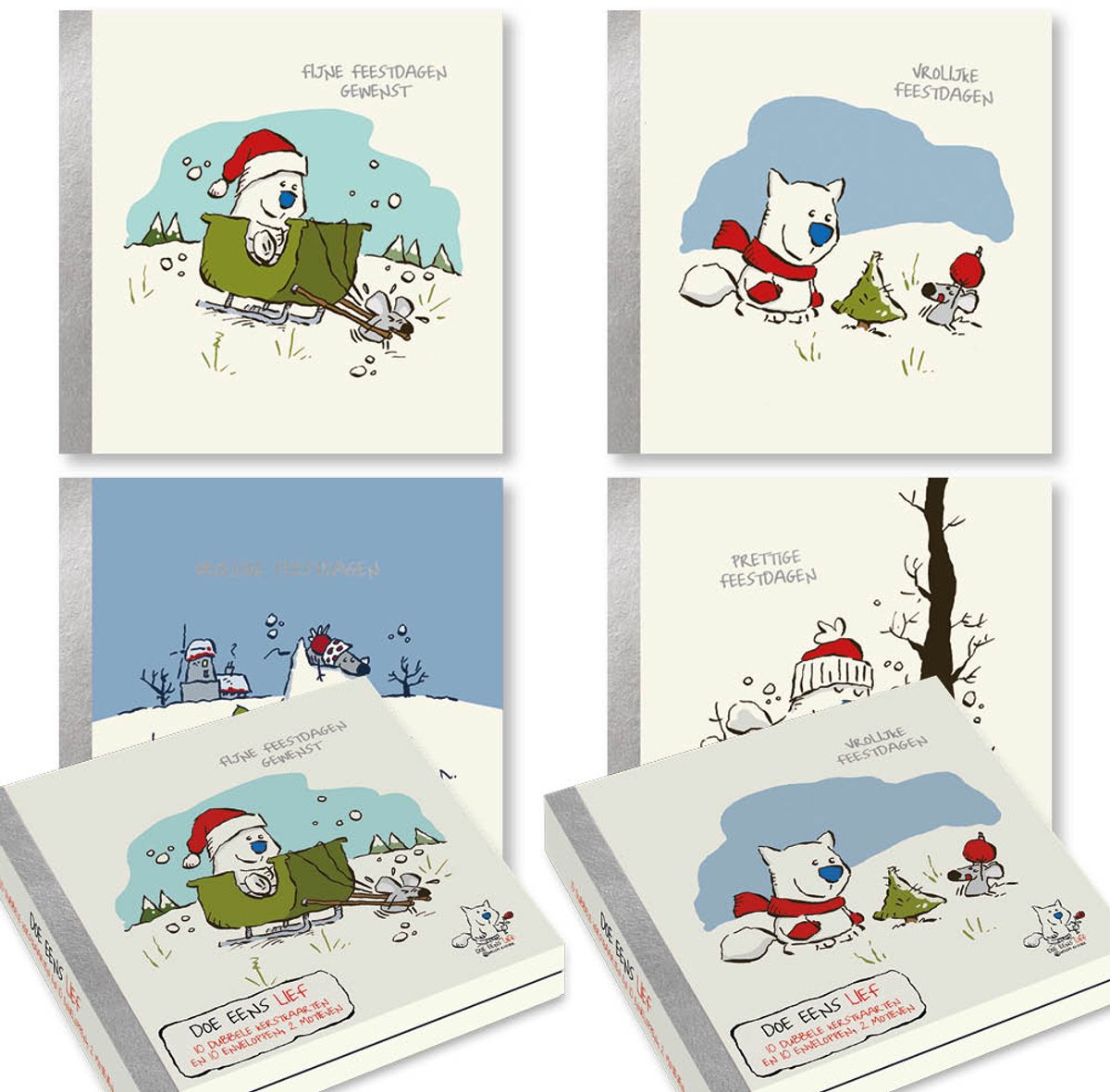 Willem Ritstier, sii gentile con le cartoline di Natale - set 2