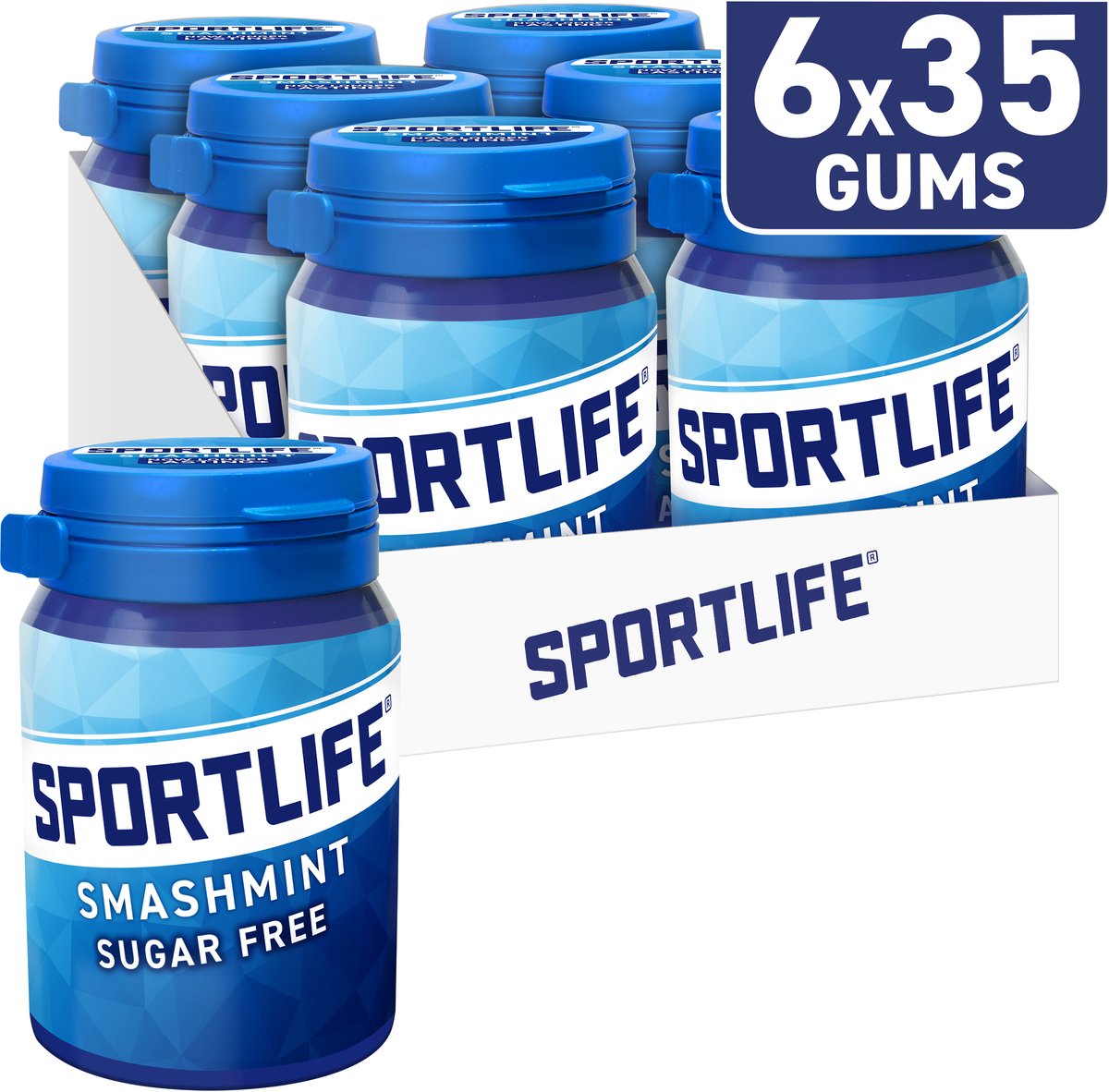 Tarro de menta Sportlife (6x 52gr)