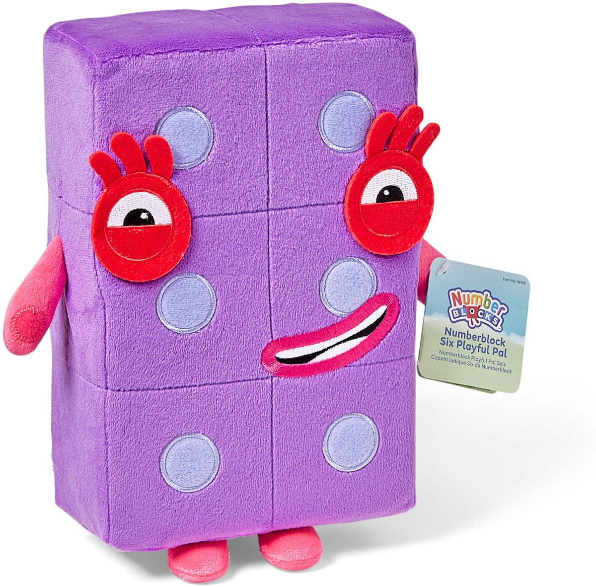 Risorse didattiche numberblocks® six - peluche - da 18 mesi