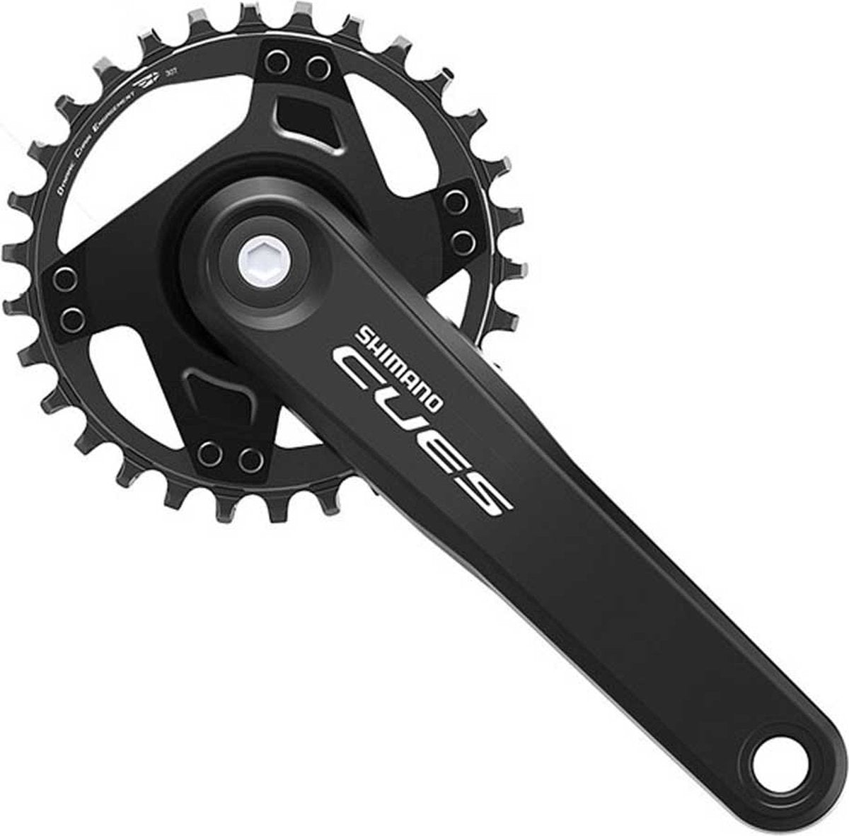 Shimano cues u4000-1 crankstel zilver 170 mm 40t