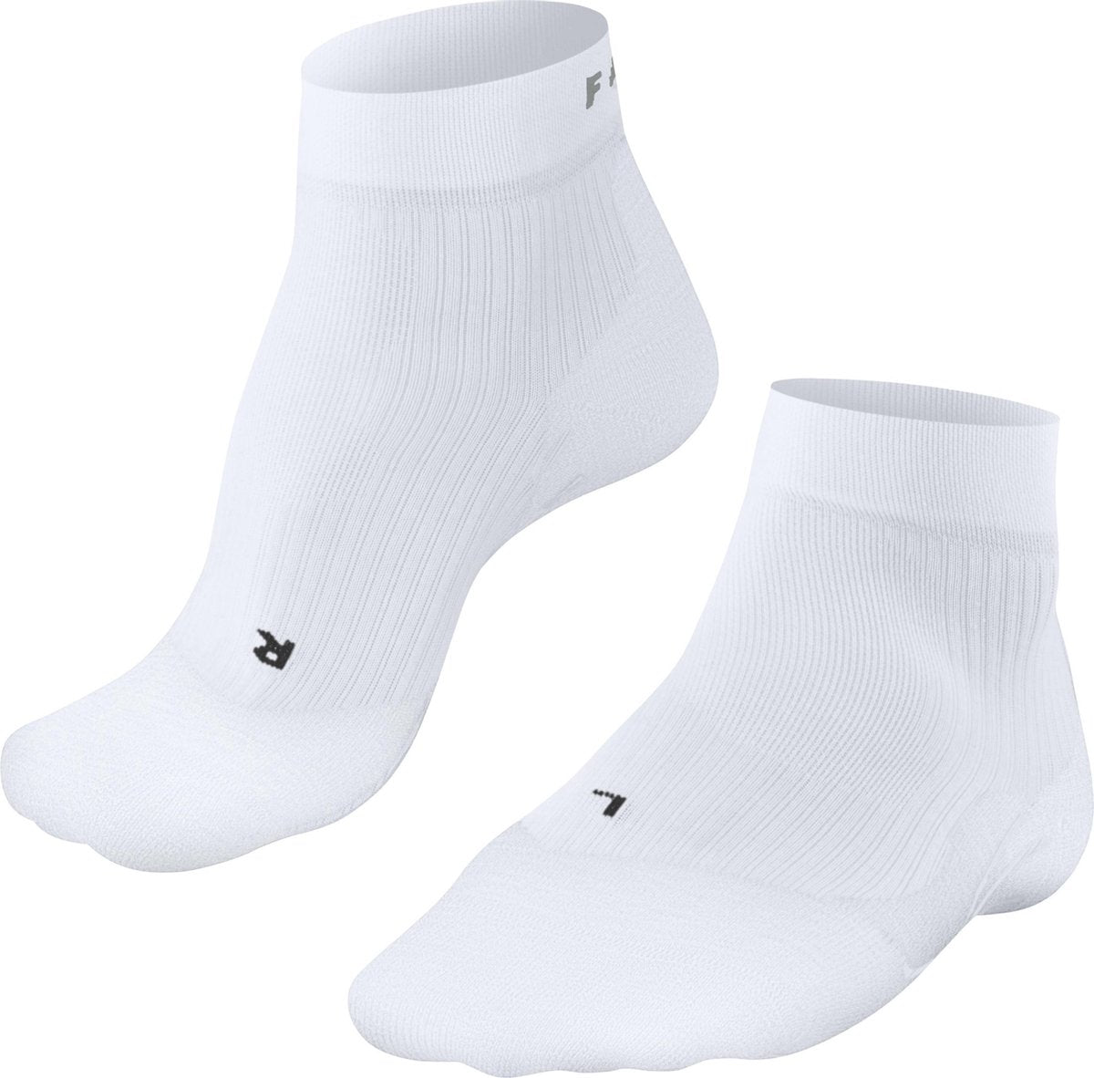 Falke te 4 calcetines cortos de tenis de material funcional de algodón anti-ampollas mujeres blanco - talla 37-38