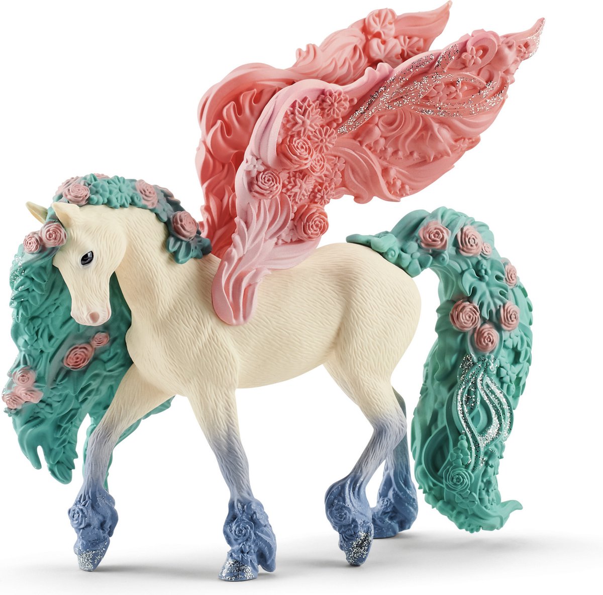 Schleich bayala fiore pegaso - figura da gioco - giocattoli per bambini e bambine - da 5 a 12 anni - 70590