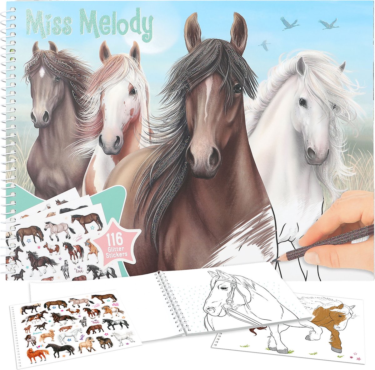 Depesche - libro da colorare Miss Melody Horse