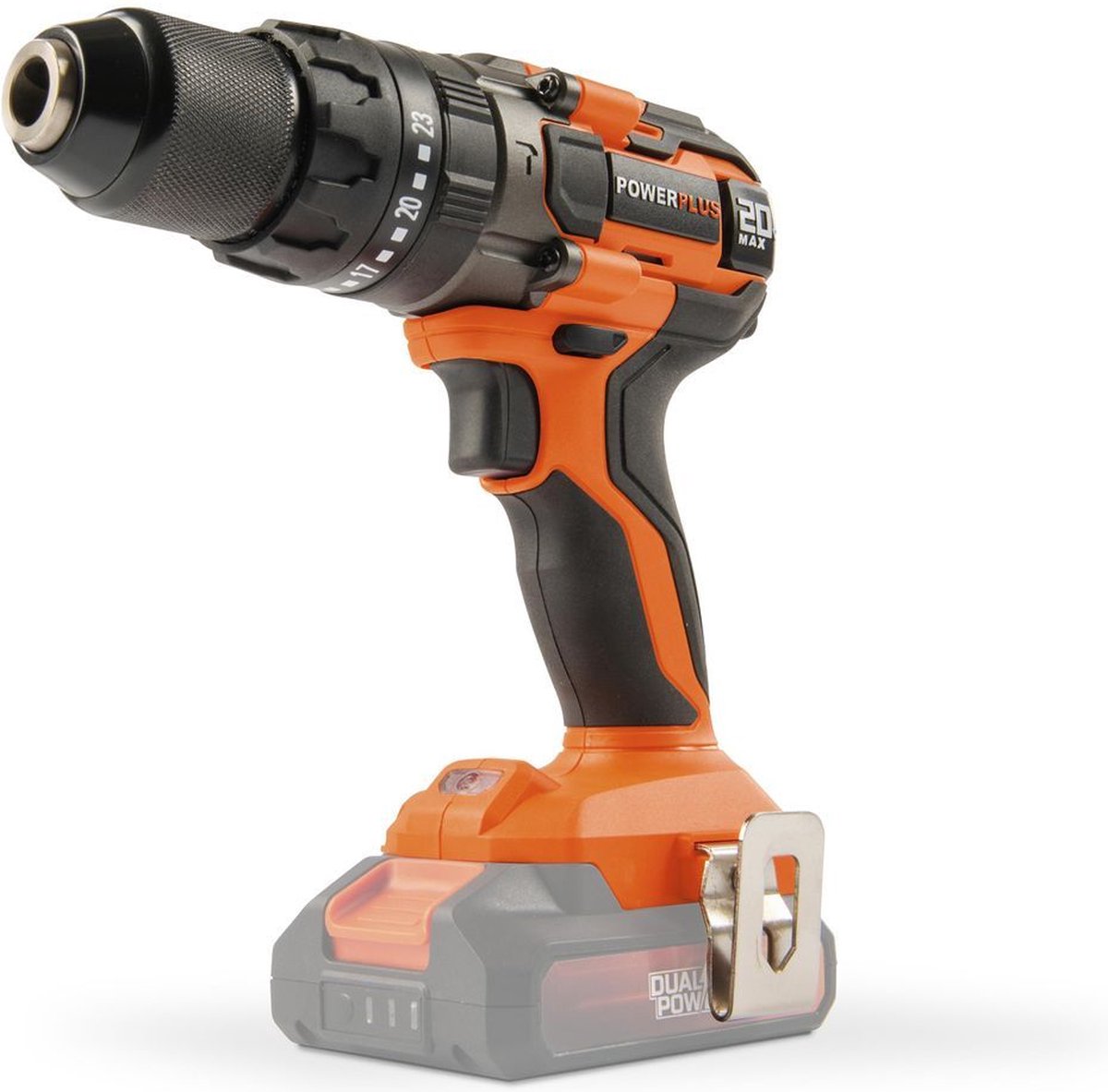 Taladro inalámbrico Powerplus dual power POWDP15200 con función de impacto - 20v - excl. batería y cargador