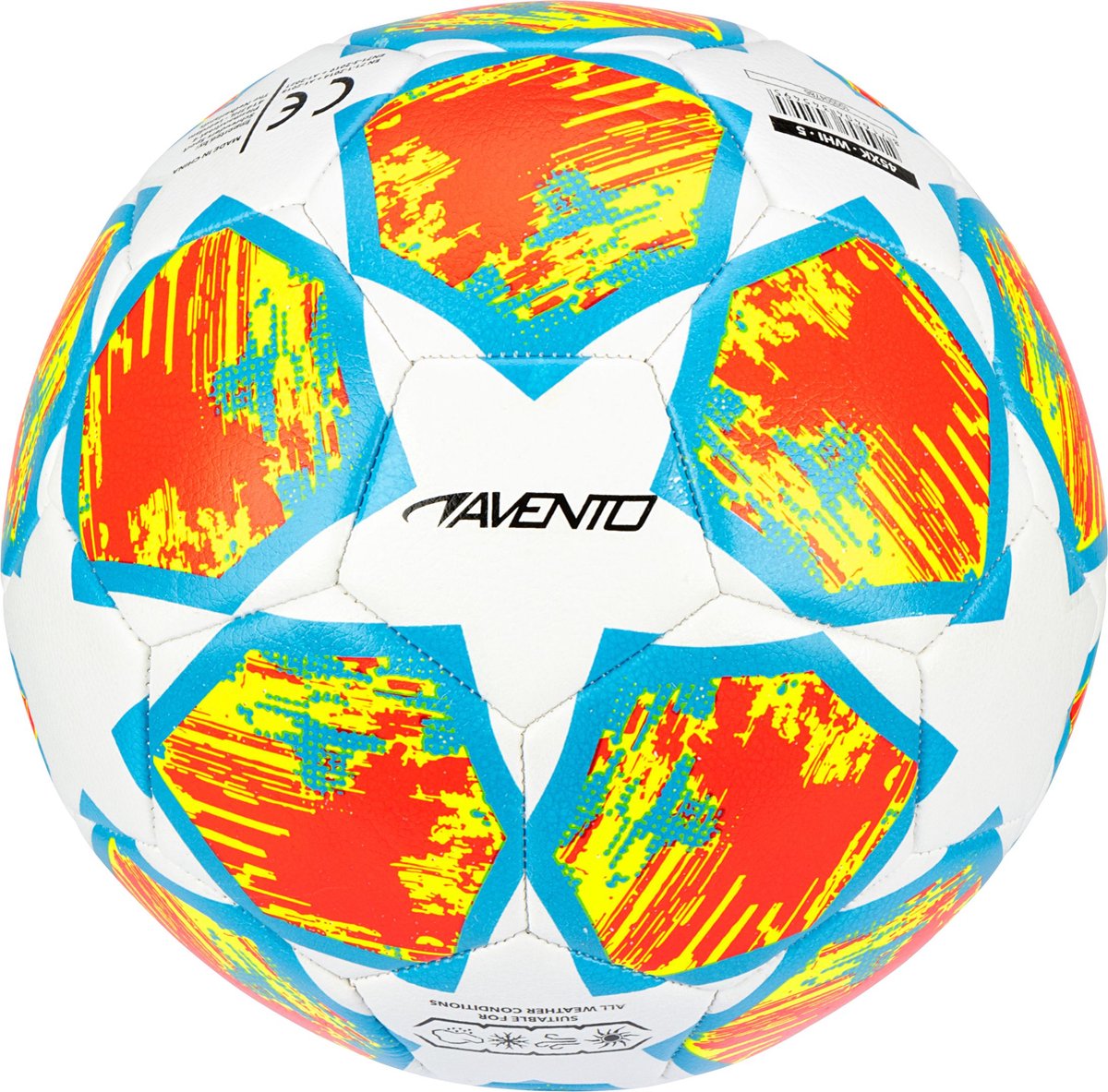Pallone da calcio Avento - mago delle stelle - blu - misura 5 - ⌀ ca. 22cm