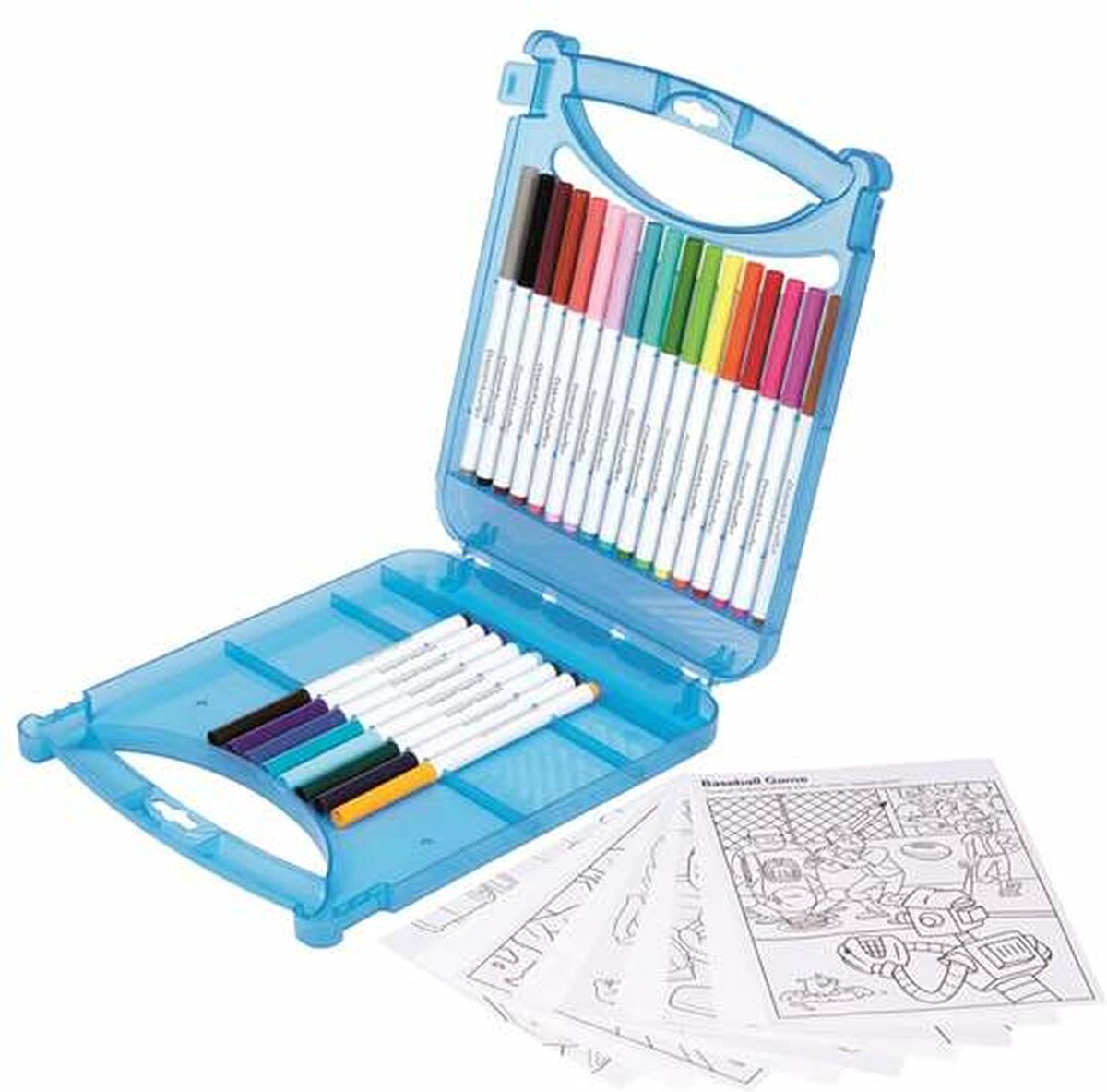 Crayola - create colour - hobbypakket - koffer set afwasbare viltstiften voor kinderen