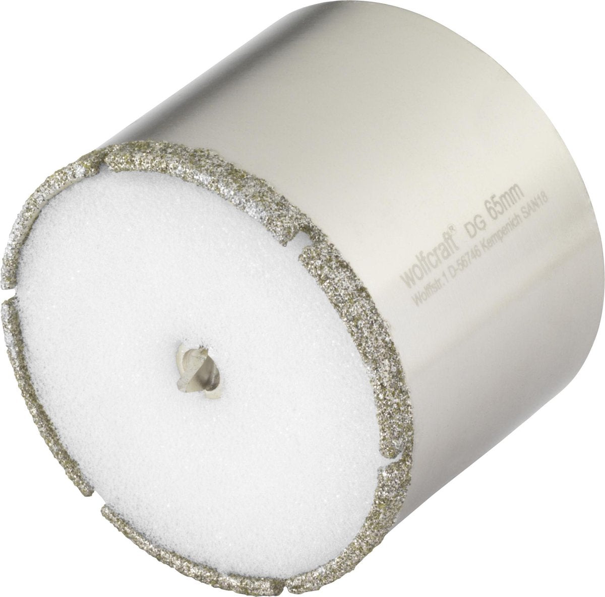 Wolfcraft - punta diamantata 65 mm - punta per piastrelle 65 mm - sega a tazza diamantata - 5930000
