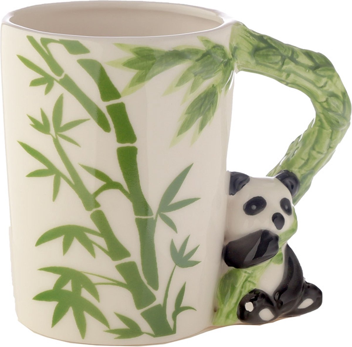 Panda Bamboo - Mango de cerámica Mango de cerámica