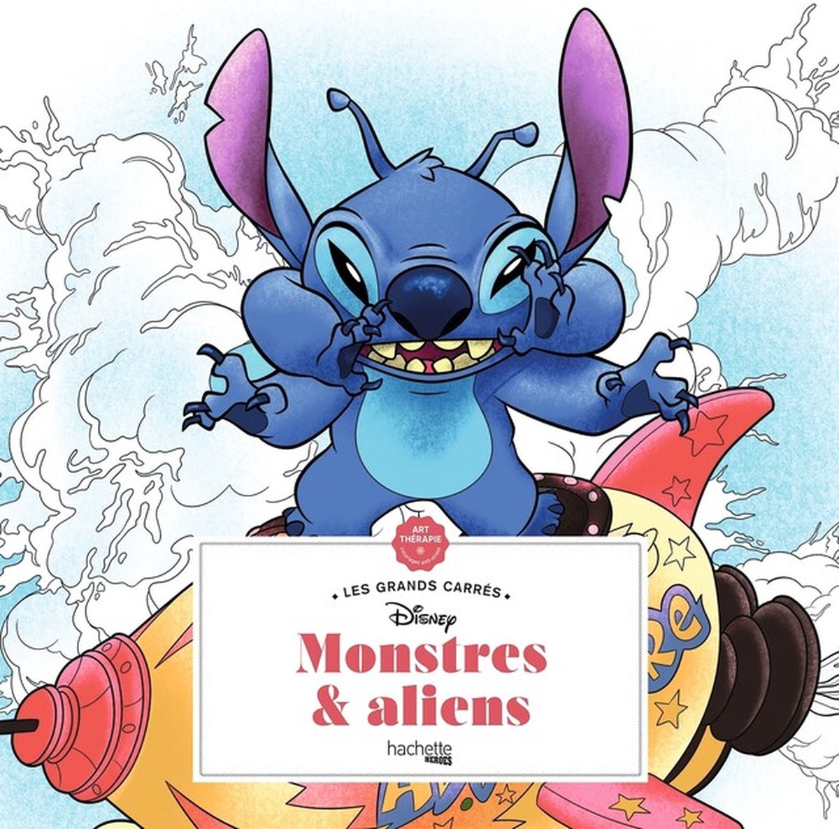 Hachette Heroes Disney Les Grands Carrés Monstres Aliens - - Libro da colorare per adulti